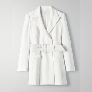 Babaton Aritzia White Futura Blazer Dress size 4
